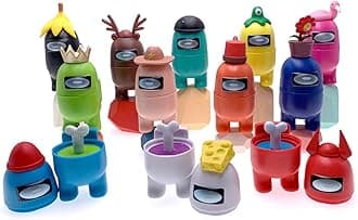 Fundisinn PVC Action Figures Model Toys Computer Desktop Dolls Gifts Set Kids Toy (12Pcs-B)