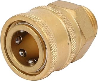 uxcell M18 Male Thread Cleaning Machine Pressure Washer Pipe Quick Coupler Connector