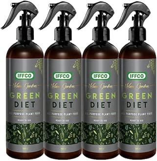 IFFCO Urban Gardens - Green Diet - 2 Litre - Organic Plant Food For Potted Indoor & Outdoor plants, Balanced Macro & Micro Nutrients, Ready to Use Spray