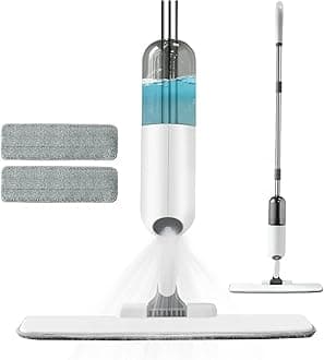 Sulfar Spray Mop for Floor Cleaning | Refillable Water Tank | Microfiber Head | Lightweight & Easy to Use | Suitable for Tile, Wood & Laminate Floors 350ml