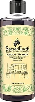 â€“ Natural Dish Wash Liquid with Soap Nuts, Lemon, Lemongrass, Thyme and Bergamot (500 ml)