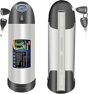 TIM-LI Ebike Battery, 36V 8.8AH/10Ah/13AH/15AH Water Bottle Battery, Water Bottle Electric Bike Lithium Ion Battery Pack for Mountain Bicycle,36V10AH