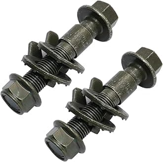 2Pcs Adjustable Camber Correction Alignment Kit 16mm for Front Wheels Cam Bol...