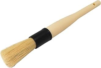 Chemical Guys Boars Hair Detailing Brush - Gentle Scratch-Free Cleaning for Wheels, Grilles, Emblems, and Interior Surfaces - Versatile Multi-Purpose Auto Detailing Brush for Deep Cleaning - Acc_S90