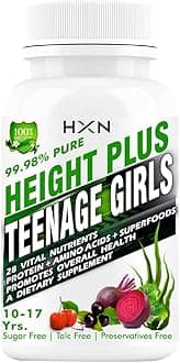 Height Growth Supplement For Girls With Increase Amino Acids, Ayurvedic Medicine, Super Foods To Incresing Long Bone Mineralization,- 60 Tablets (10-17 years, Pack 1)