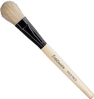 Midazzle Premium Wooden Face Pack Brush (Mimb00506)