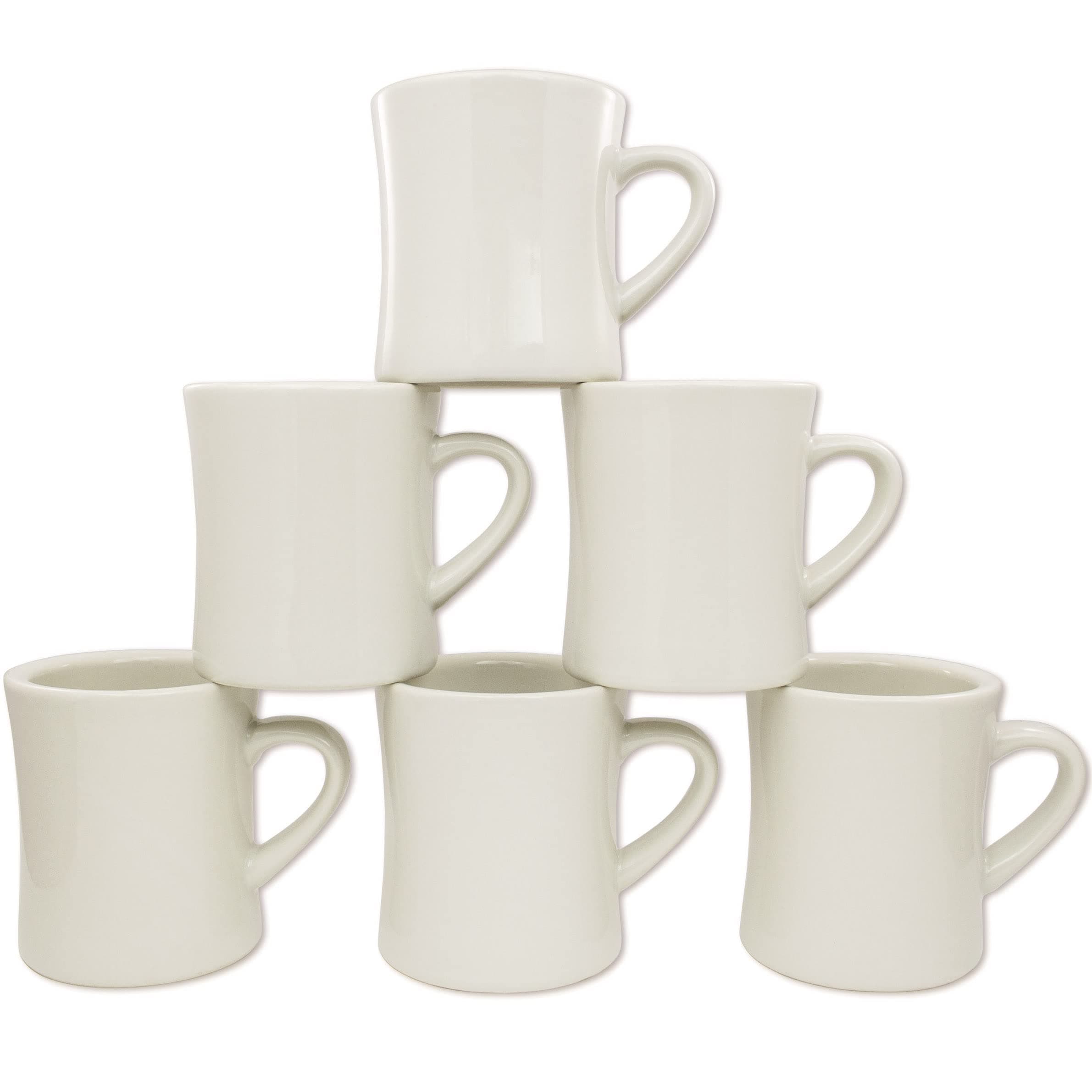 COLETTI Diner Style Stoneware Mugs