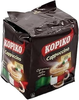 Kopiko Kopiccino with Choco Granule - Instant Cappuccino flavor coffee (10 sachets)
