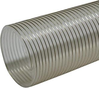 Rubber-Cal 01-202-10-12 "PVC Flexduct" General Purpose, 10"ID x 12' Fully Stretched, Clear