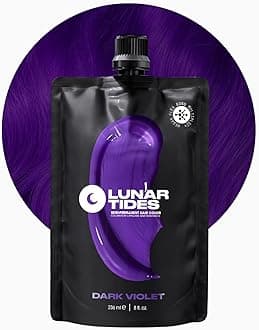 Lunar Tides Semi-Permanent Hair Color (43 colors) (Dark Violet, 8 fl. oz.)