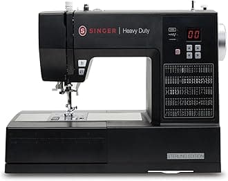 Heavy Duty 6600C Sterling Sewing Computerized Machine + Accessory | 100 Built-In Stitches Deliver 215 Stitch Applications| 60% More Power, 1100 Stitches/Min| Metal Frame, 6 One-Step Buttonhole