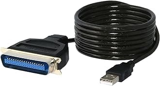SABRENT USB to Parallel IEEE 1284 Printer Cable Adapter (CB-CN36)