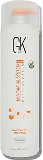 Global Keratin GK HAIR Balancing Shampoo (1000ml/33.8 fl.oz) for Oily Hair, Oily, Normal Hair | pH Level, Sulphate Free, Paraben Free, Natural Oil Extracts