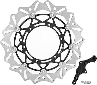 TOFR 320mm Front Brake Disc Rotor Brake Disc Bracket for Husqvarna FE FX TE TX 150-501 for Gas Gas EC EX MC 250 350