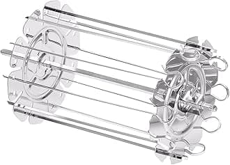 Tower Rotating Kebab Skewers, Stainless Steel, T17038005