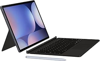 Samsung S10 Ultra Book Tablet Cover with AI Keyboard Black
