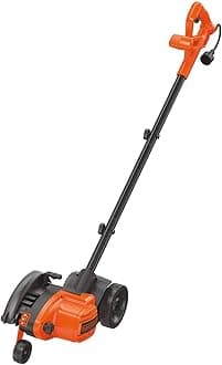 BLACK+DECKER Lawn Edger Trencher 2 in 1, 12 Amp 7.5 in. Electric Edger Lawn Tool for Landscaping and Trench Digger, 3 Height Settings, Corded (LE760FF)