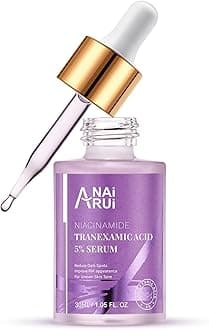 ANAI RUI 5% Tranexamic Acid Serum With Niacinamide, Kojic Acid, Arbutin, Dark Spot Care, PIH, for Uneven Skin Tone 1FL.Oz
