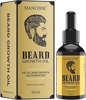 Beard Growth Oil For Men - 50Ml | Enriched With Natural Herbs & Jadibuti Paraben Free Fills Patchy Thicker Longer Rich In Vitamins Fast