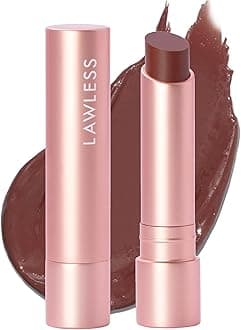 LAWLESS Women's Forget the Filler Lip Plumping Line Smoothing Tinted Balm, Amaretto, 0.09 Ounce