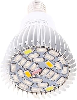 LED Plant Grow Lamp Bulb for Hydroponic Greenhouse E14 28W Full Spectrum
