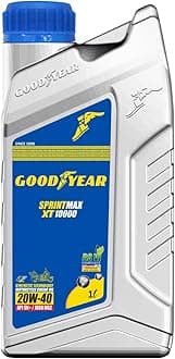 GOODYEAR 1.0 Ltrs 20W40 Sprintmax XT10000 4T Semi-Synthetic Engine Oil | High Performance Engine Oil For Bikes/Motorcylce with Enhanced Engine Protection