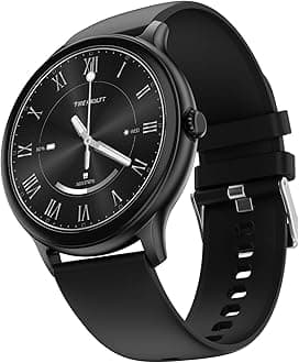 Phoenix Round Smart Watch 1.38″ HD Display with Bluetooth Calling, SpO2 & Heart Rate Monitor, 120+ Sports Modes, IP67 Waterproof, Fitness Tracker Smartwatch for Men & Women - Black