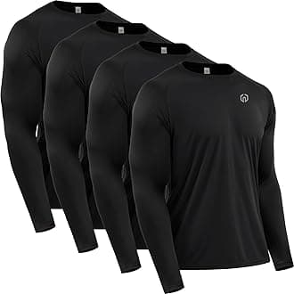NELEUS Men's Dry Fit Long Sleeve Athletic Running Shirts