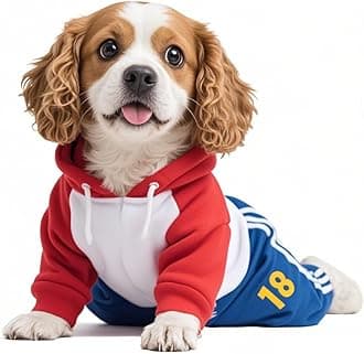 nezababy Chucky Deadly Pet Dog Costume Halloween Clothes Wig and Knife Novelty Funny Scary Props Outfit Apparel Accessories(Small, pet Costume)