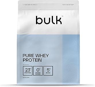 Pure Whey Protein Powder,Vanilla,23g Protein and 5g BCAAs per Scoop,Whey Concentrate Shake,Low Sugar,Supports Muscle Growth and Repair,Smooth Mixing,Vegetarian,1kg