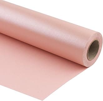RUSPEPA Pink Matte Wrapping Paper, Jumbo Roll, Pink Solid Color Pearly Shiny Silk Gift Paper for Valentine's Day, Wedding, Birthday, Christmas, Baby Shower Girls, Anniversary, 30 inches x 32.8 feet