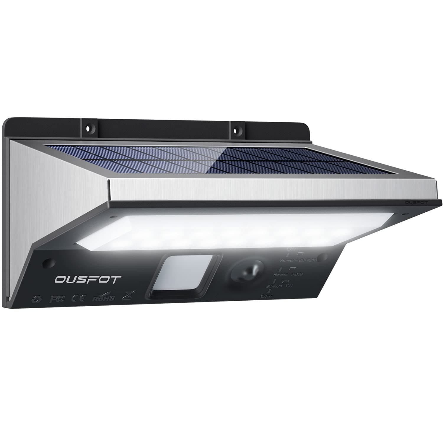 Solar Lights Outdoor Motion Sensor 21 LED 3 Modes Wireless Waterproof Security Solar Powered Lighting Super Bright 120 Degree Wide Angle Sensor Light (1 Pack)