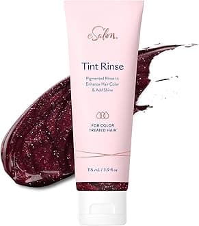 eSalon Tint Rinse Hair Color Boost and Balance Treatment 3.9 fl oz, Color Rinse, Revives Hair Color, Tones Hair Color, Hydrates & Softens (Purple)