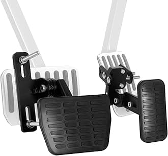 Gas and Brake Pedal Extenders for Short Drivers, Driving Cars with Anti-Slip Design, Adjustable Length and Angle for Short People,Suitable for Multiple Vehicle Models and Car, Go Kart, Ride on Toys