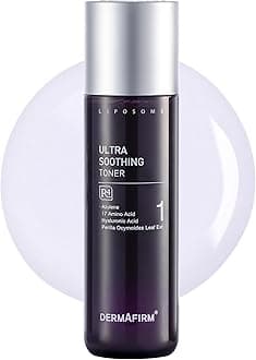 DERMAFIRM Ultra Soothing Face Toner R4 w/Azulene 17 Amino Acids Hyaluronic Acid & Perilla Leaf | Soothing Facial Toner for Cooling & Restoring of All Skin Types No Animal Trials No Paraben 6.76 fl oz