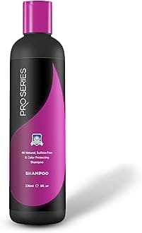 Pro Series Daily Care Shampoo 8oz - Gentle, Natural, Moisturizes, Protects Color Vibrancy, Anti-frizz & Restores Shine Sulfate-Free Shampoo for Healthy & Manageable Lace Wigs, Toupees, & Hair Systems