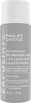 Paula's Choice SKIN PERFECTING 6% Mandelic Acid + 2% Lactic Acid AHA - AHA Exfoliant - Visibly Reduces Fine Lines and Wrinkles - with Yarrow Extract - All Skin Types - 30 ml
