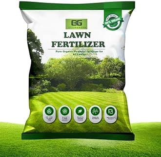 Elamgreen Grass Lawn Fertilizer | Slow-Release -Rich Formula for Lush, Green Lawn Growth | Easy Application for All Grass Types 22kg