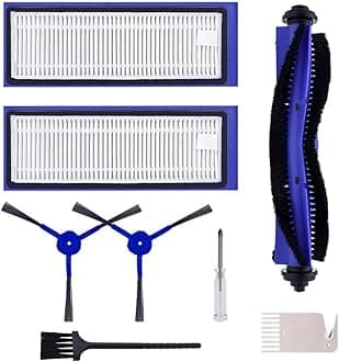Neutop Replacement Parts Compatible with eufy Robovac L70 Hybrid Robot Vacuum Accessories with 1 Roller Brush 2 HEPA Filter 2 Side Brush.