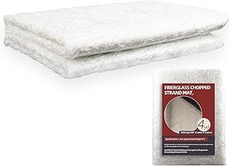 Fiberglass Mat 4yd*41in Wide Waterproof,Fireproof and Durable, Can be Used for Roof, Boat Hull, Car Hull, Etc. Reinforcement and Repair