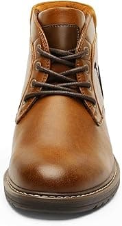 Bruno Marc Men's Chukka Dress Boots Casual Lace up Plain Toe Boot Shoes for Men