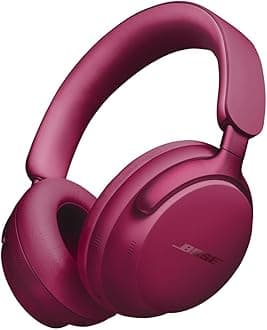 Limited Edition QuietComfort Ultra Wireless Noise Cancelling Headphones with Spatial Audio, Over-the-Ear Headphones with Mic, Up to 24 Hours of Battery Life, DEEP PLUM