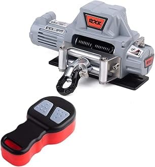 RC Wireless Remote Control System Automatic Winch Metal for 1:10 RC Crawler Vehicle Axial SCX10 90046 Traxxas TRX4 Redcat