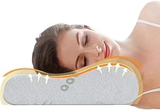 2026 Upgrade Memory Foam Pillow- Cervical Orthopedic Deep Sleep Neck Pillow-Superior Comfort for Neck Shoulder Pain Sleeping