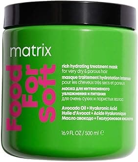 MATRIX | Rich Hydrating Hair Mask | With Avocado Oil & Hyaluronic Acid | For Very Dry & Porous Hair, Deeply Moisturising Treatment | Food For Soft