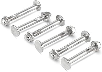 HYDROTOOLS Pool Ladder Step & Hardware Replacement – One Size Bolt Repair Kit, Stainless Steel