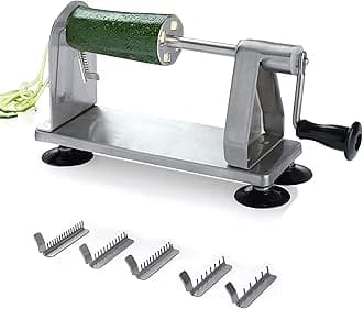Homarden 3 Blade Stainless Steel Vegetable Spiral Slicer ââ‚¬â€œ Industrial Quality Veggie Spiralizer