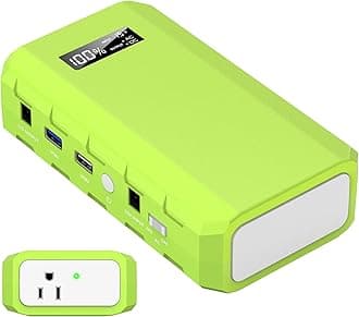 Portable Power Station with AC Outlet, 65W/110V External Battery Pack 24000mAh/88.8Wh Power Pack, Portable Power Source Supply Backup for Outdoor Tent Camping Home Office