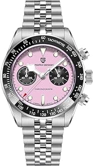 Pagani Design Panda Dial Men's Chronograph Watches Japan VK64 Movement Stianless Steel 100M Waterproof Men Fashion Casual Watch