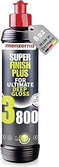 menzerna “Super Finish Plus 3800” I Deep Gloss Polish for a Perfect Mirror Finish I Polishing Compound for Micro Scratches & Holograms I Silicone Free I 8 fl oz.